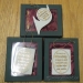 Lot Of 3 Demdaco, Christmas Wishes, Christmas Ornament Frames